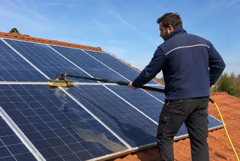 Nettoyage et entretien de panneaux solaires à Lombers