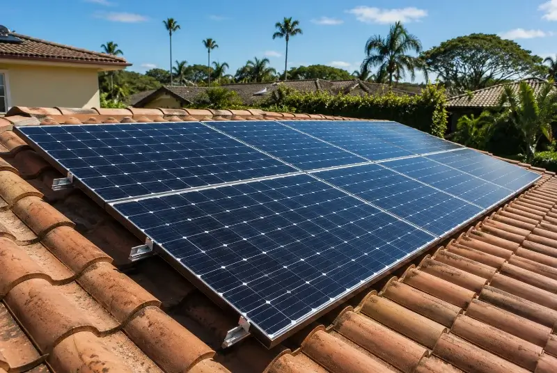 Installation de panneaux solaires à Lombers